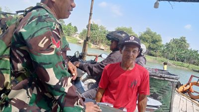 TMMD Jombang Bawa Berkah, Pendapatan Penyeberang Sungai Brantas Naik Dua Kali Lipat