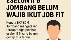 Job Fit Pejabat Struktural Jombang Segera Dilaksanakan, Tiga Pejabat Dikecualikan