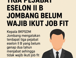 Job Fit Pejabat Struktural Jombang Segera Dilaksanakan, Tiga Pejabat Dikecualikan