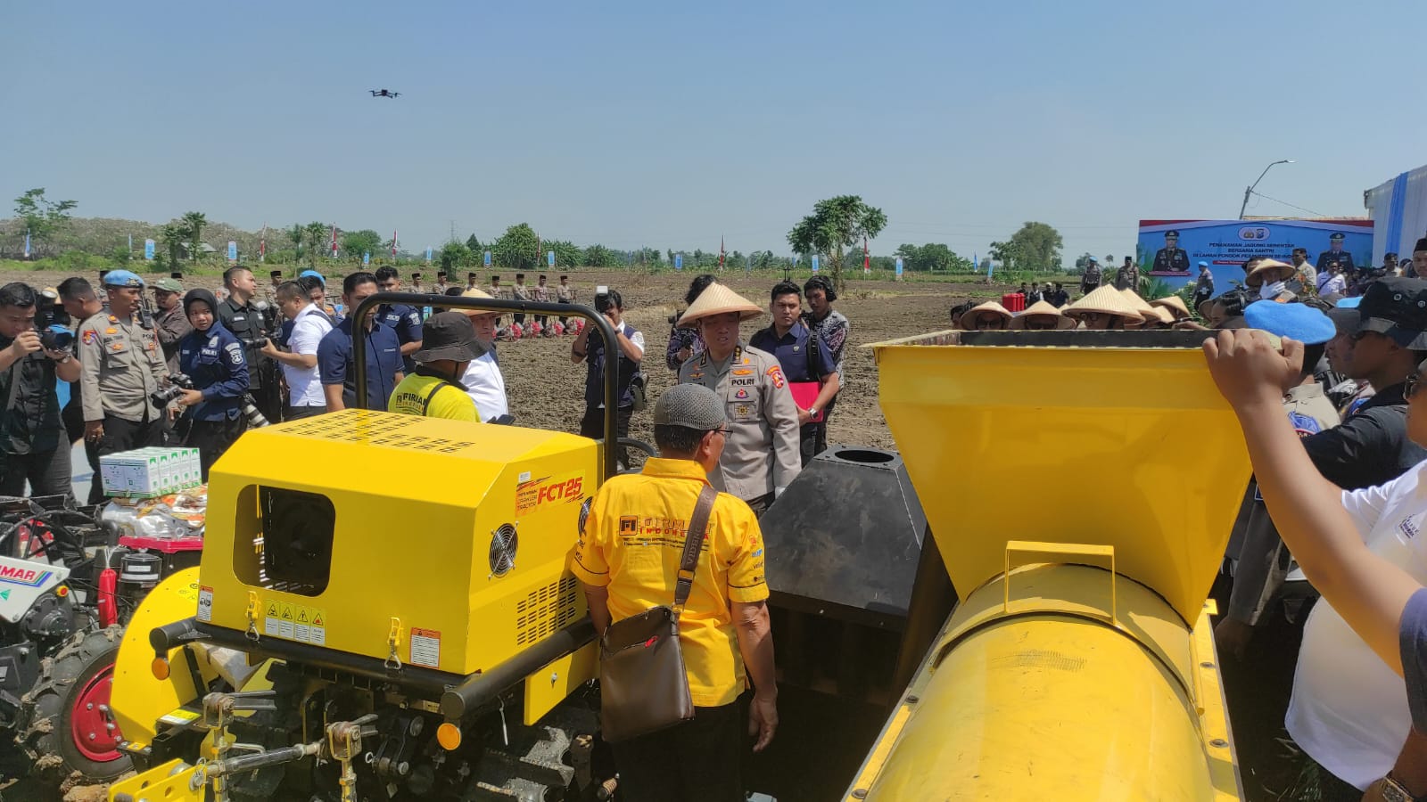 Polri Tanam Jagung Serentak Nasional, Tebuireng Jombang Jadi Titik Pusat
