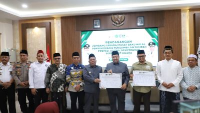 Warsubi Kukuhkan Ratusan Juleha Juru Sembelih Halal, Jombang Bidik Industri Halal Nasional