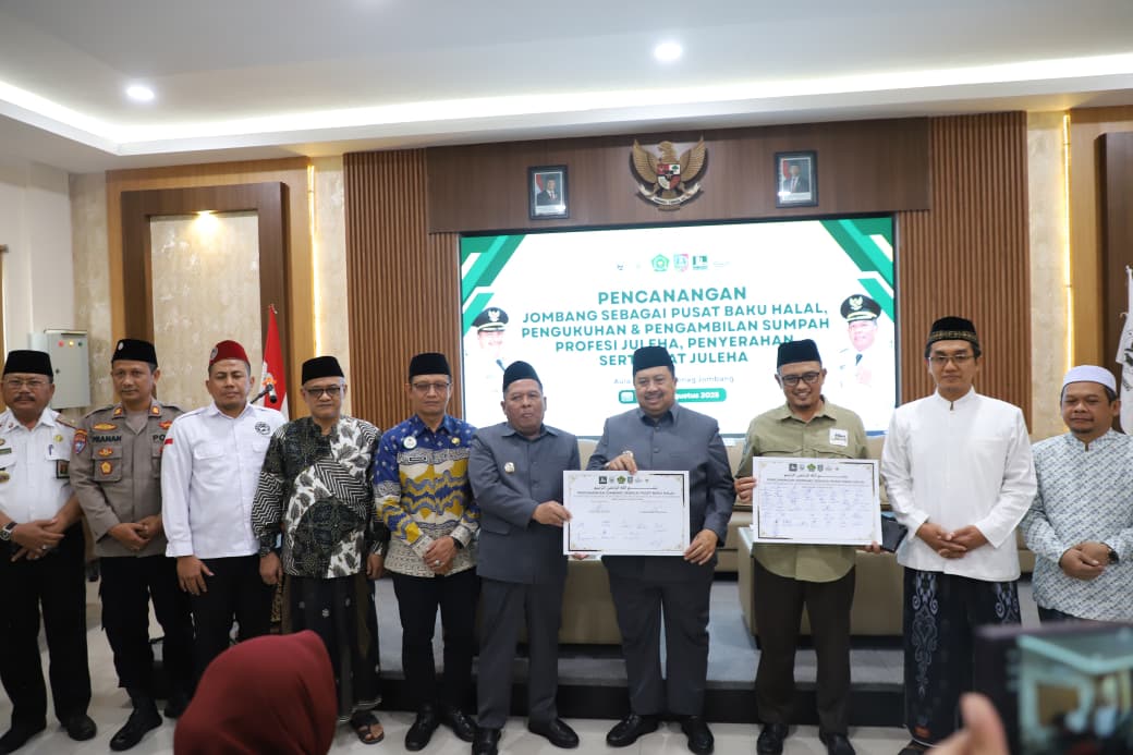 Warsubi Kukuhkan Ratusan Juleha Juru Sembelih Halal, Jombang Bidik Industri Halal Nasional