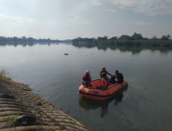 Pencarian Pemuda Tenggelam di Sungai Brantas Tapen Belum Membuahkan Hasil
