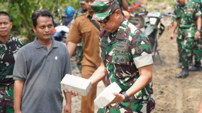 Brigjen TNI Terry Tinjau TMMD ke-125 di Jombang, Sinergi TNI dan Warga Bangun Desa