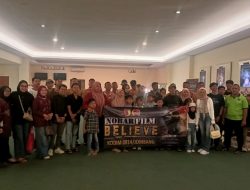 Ratusan Warga Jombang Nobar Film Believe, Belajar Nilai Perjuangan dan Kemanusiaan Prajurit