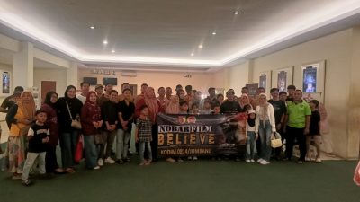 Ratusan Warga Jombang Nobar Film Believe, Belajar Nilai Perjuangan dan Kemanusiaan Prajurit