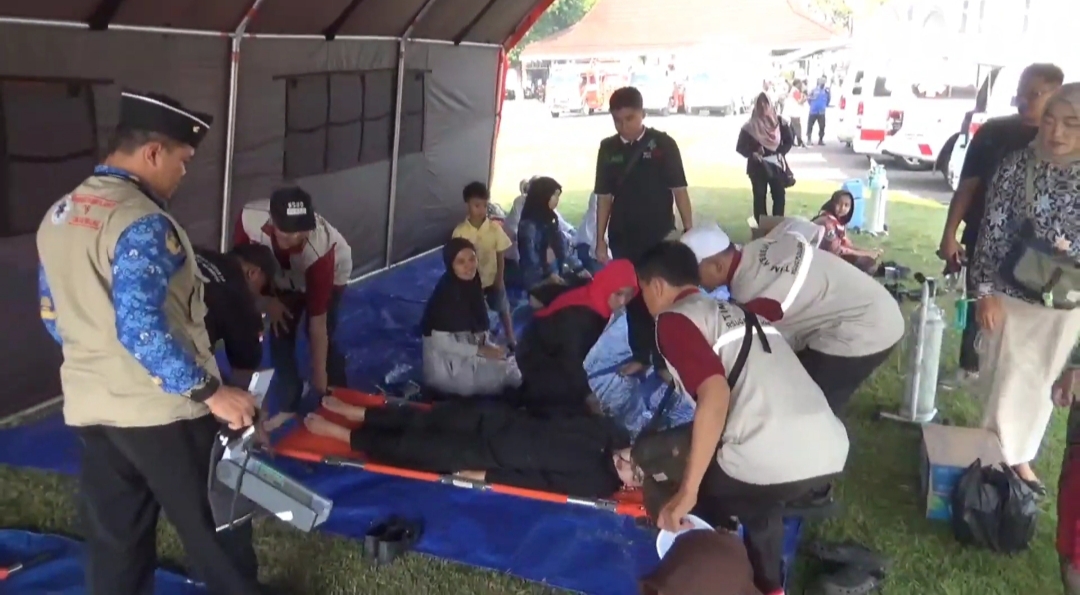 Belasan Peserta Upacara HUT RI di Jombang Pingsan karena Belum Sarapan