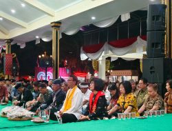 Doa Lintas Agama Warnai Malam Tasyakuran HUT ke-80 RI di Jombang