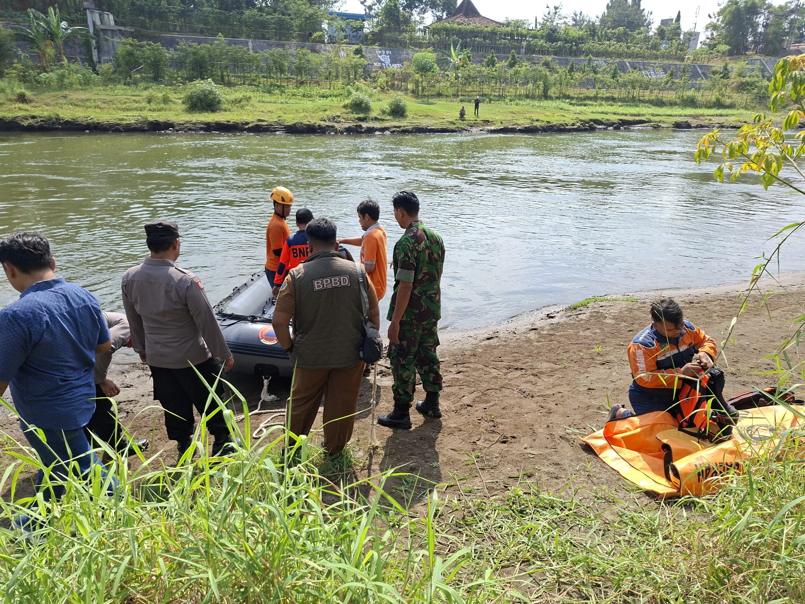 Diduga Hanyut Saat Mancing di Sungai Brantas Tulungagung, Pemuda Kediri Dilaporkan Hilang!