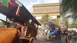 Pemkab Kediri Suguhkan Parade Cikar di Gempita Kemerdekaan 2025