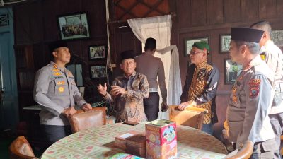 Dukung Ruwatan Negara, Kapolres Kediri Tinjau Situs Persada Soekarno