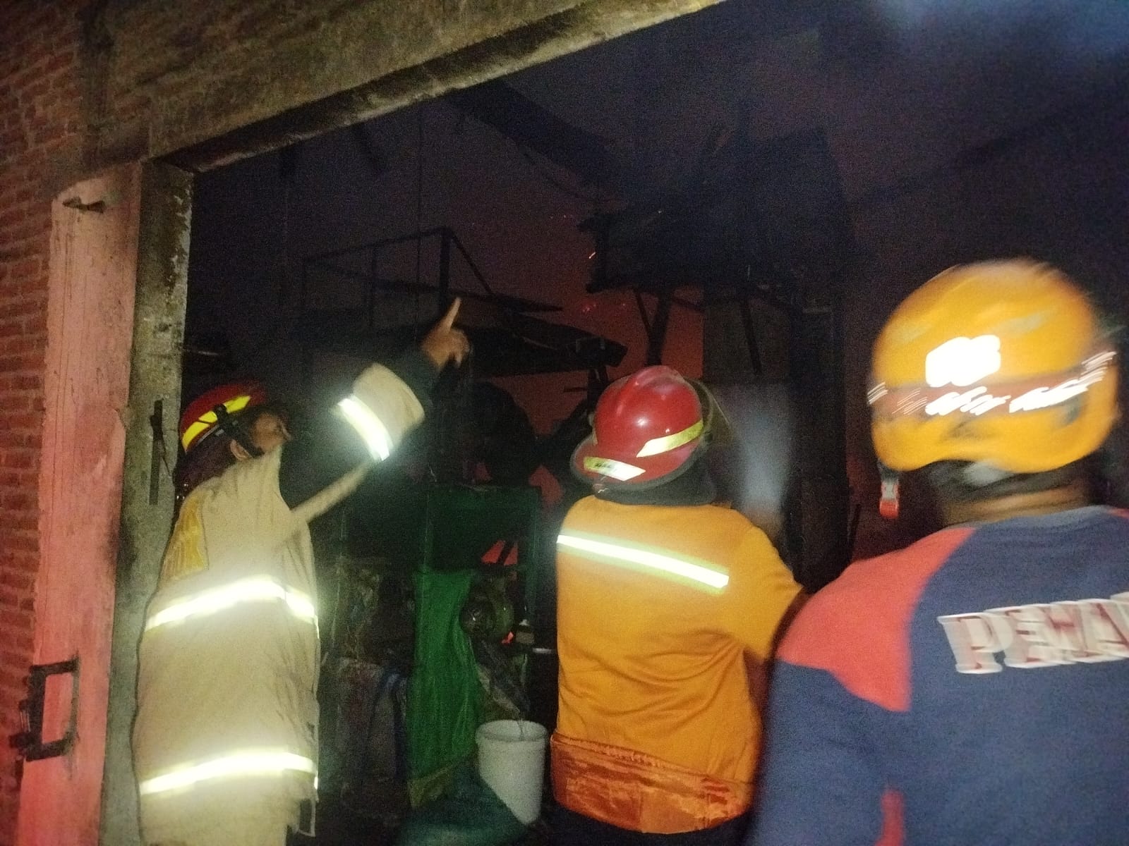 Penggilingan Gabah di Patianrowo Terbakar, Diduga Akibat Korsleting Listrik