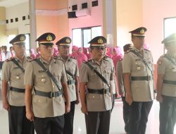 Empat Kapolsek di Nganjuk Resmi Berganti, Kapolres Tekankan Kinerja dan Sinergi