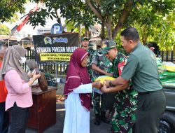 Kodim 0802 dan Bulog Ponorogo Gelar Pasar Murah, 5 Ton Beras Ludes dalam Hitungan Jam