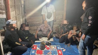 Gerebek Judi Dadu di Ngluyu, Enam Warga Diamankan Polisi