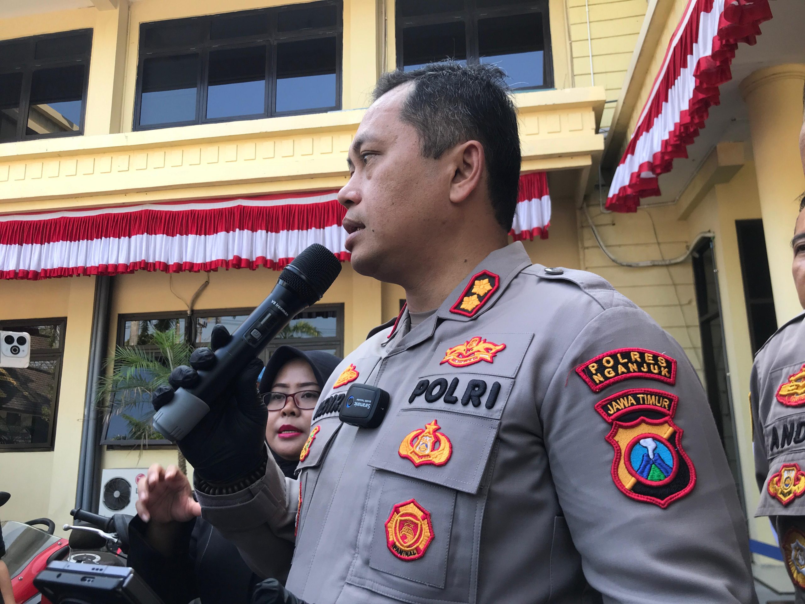 Kapolres Nganjuk, AKBP Henri Noveri Santoso (Inna/
