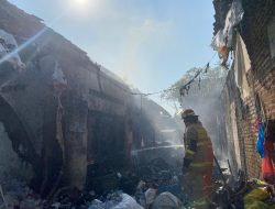 Rumah Warga Nganjuk Terbakar, Diduga Akibat ODGJ Membakar Sampah