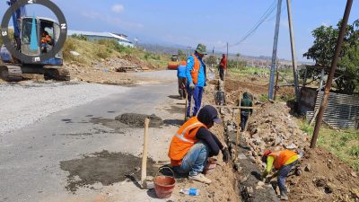 Pemkab Kediri Genjot Pelebaran Jalan di Kawasan Stadion GDJ