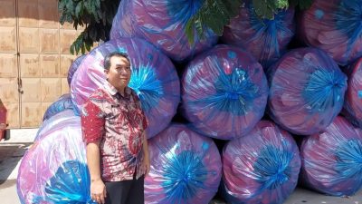 BPBD Kabupaten Kediri Terima 50 Tandon Air untuk Antisipasi Kekeringan