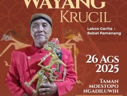 Gempita Kemerdekaan, Kabupaten Kediri Suguhkan Wayang Krucil Dua Malam Berturut-turut