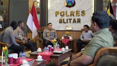 Kapolres Blitar Bahas Distribusi Jagung Bersama Petani dari Empat Daerah
