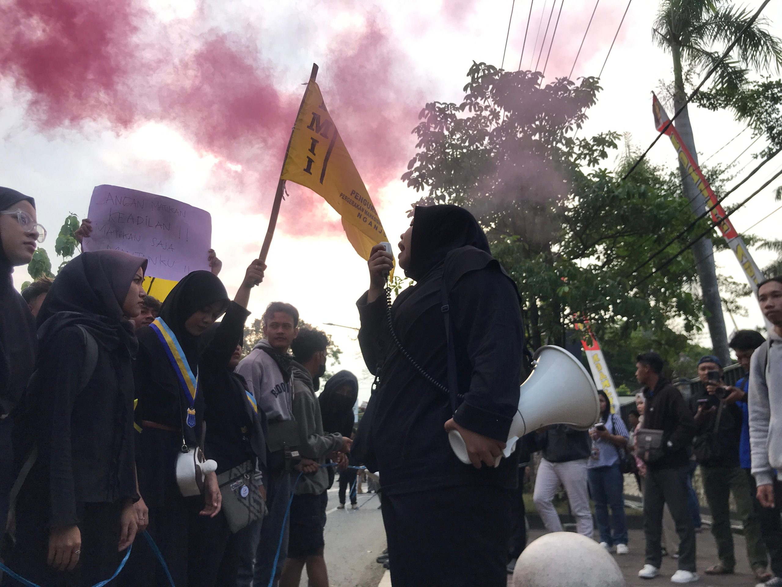 PMII Nganjuk Desak Reformasi Polri Usai Insiden Tewasnya Ojol di Jakarta