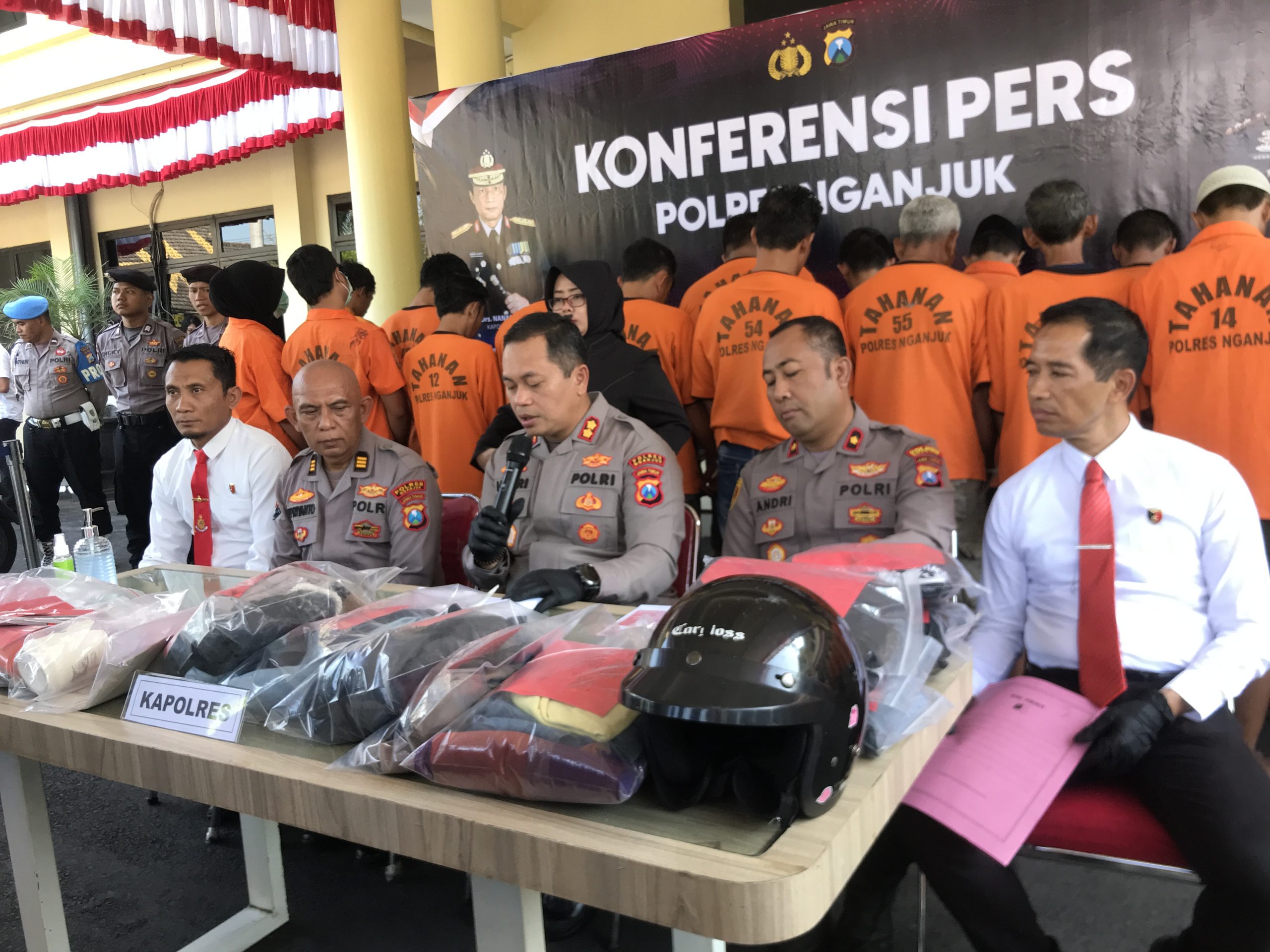 Sebulan, 19 Kasus Narkoba Terungkap di Nganjuk, Satu Bandar Masih Diburu