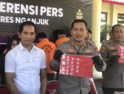 Pengedar Narkoba di Nganjuk Ditangkap, 6.300 Pil Double L Disita, Bandar Asal Kediri Masih Diburu