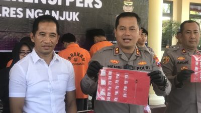 Pengedar Narkoba di Nganjuk Ditangkap, 6.300 Pil Double L Disita, Bandar Asal Kediri Masih Diburu