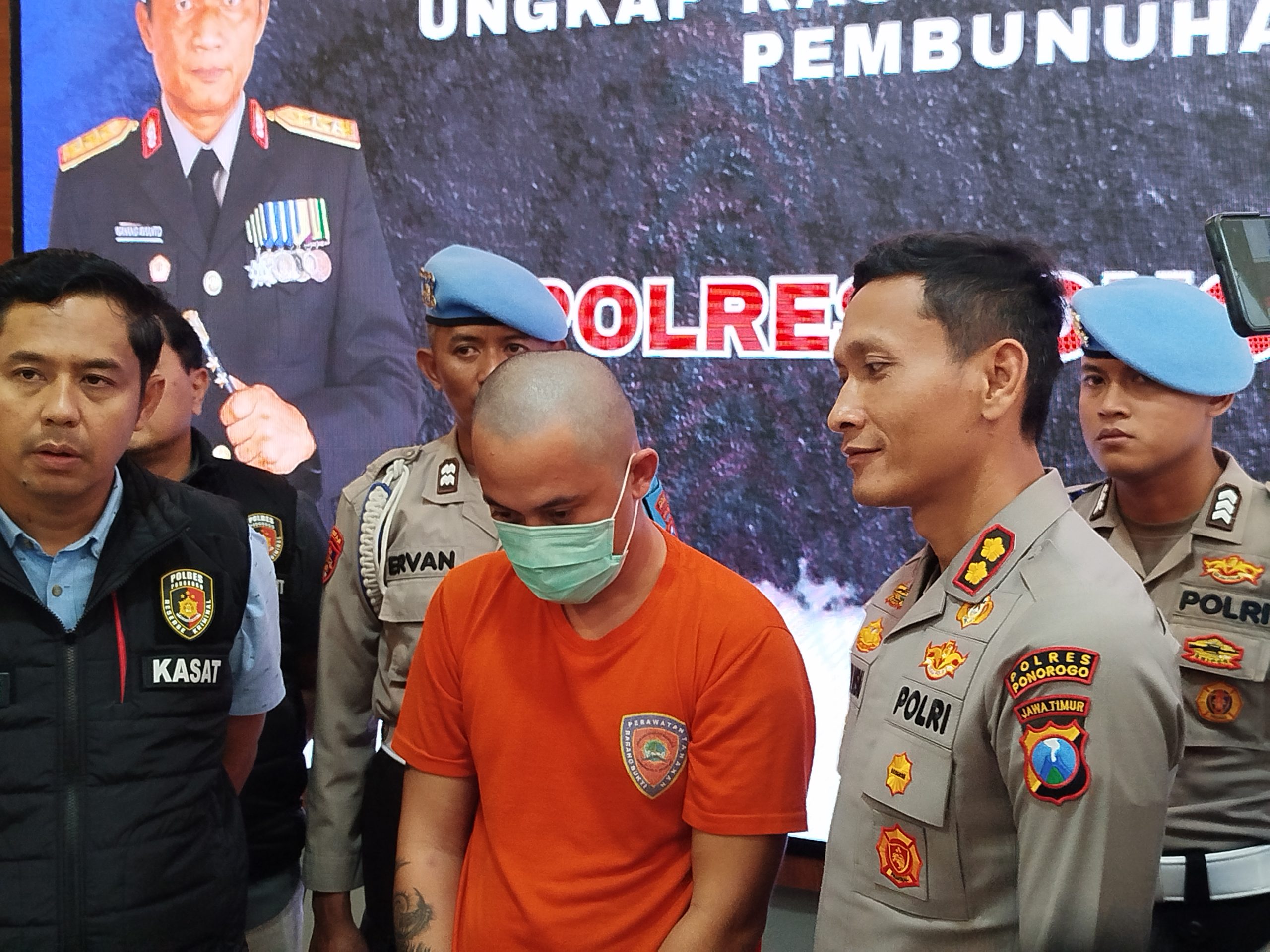 Kurang dari Sehari, Polisi Ringkus Pelaku Pembunuhan di Ponorogo