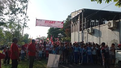 Ribuan Warga Desa Jemekan Meriahkan Jalan Sehat Kemerdekaan, Warnai Peingatan HUT RI ke-80