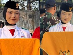 Almayra Hayyu dan Choirunnisa Cahya, Wajah Muda Inspiratif Paskibra Pembawa Baki di Upacara Bendera HUT RI di Kediri