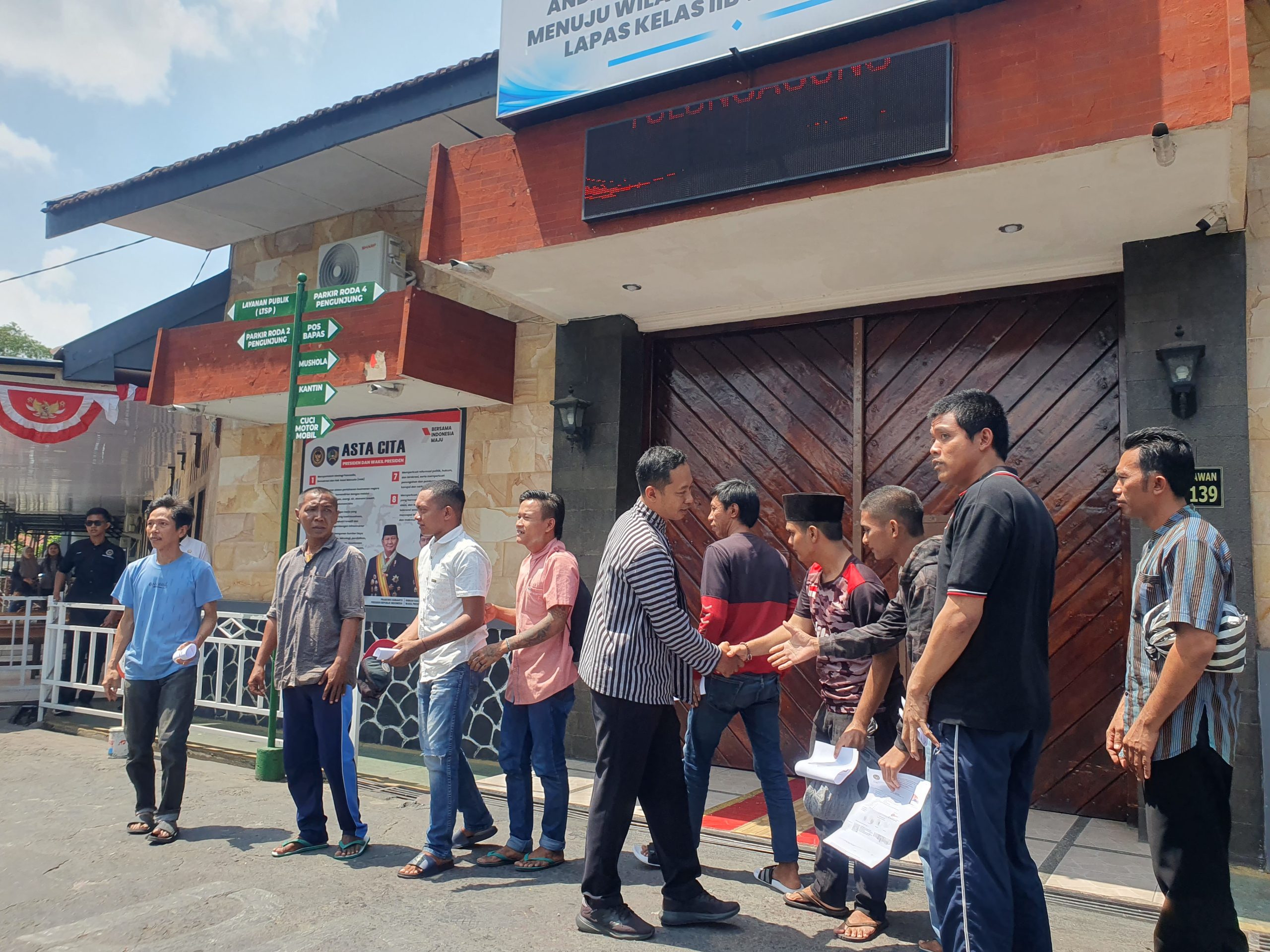 Ratusan WBP Lapas Kelas IIB Tulungagung Terima Remisi, 32 Orang Langsung Bebas di HUT ke-80 RI
