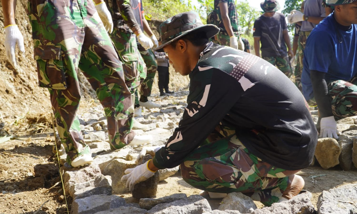 TMMD ke-125 Bawa Angin Perubahan untuk Desa Ngranget, Kampung Pesilat Madiun