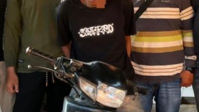 Motor Petani di Nganjuk Raib Digondol Pencuri, Pelaku Ditangkap Sehari Setelah Kejadian