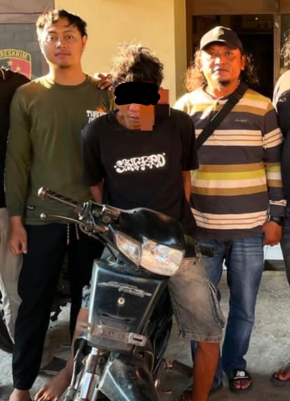 Motor Petani di Nganjuk Raib Digondol Pencuri, Pelaku Ditangkap Sehari Setelah Kejadian
