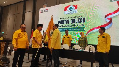 Bagus Rizki Dinarwan Nahkodai Golkar Kota Madiun hingga 2030