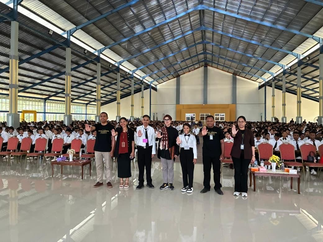 Densus 88 Edukasi Mahasiswa Baru UNWIRA Kupang