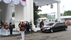 Presiden Prabowo Sambut Presiden Peru di Istana Merdeka