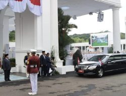 Presiden Prabowo Sambut Presiden Peru di Istana Merdeka
