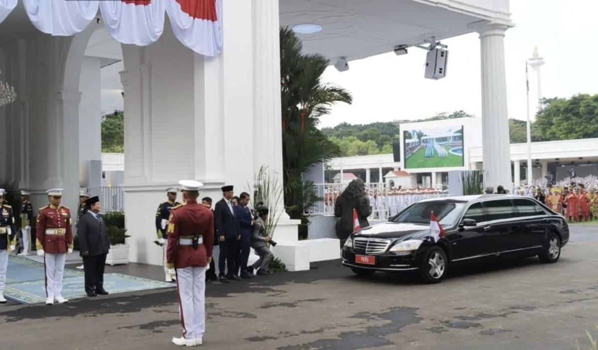 Presiden Prabowo Sambut Presiden Peru di Istana Merdeka