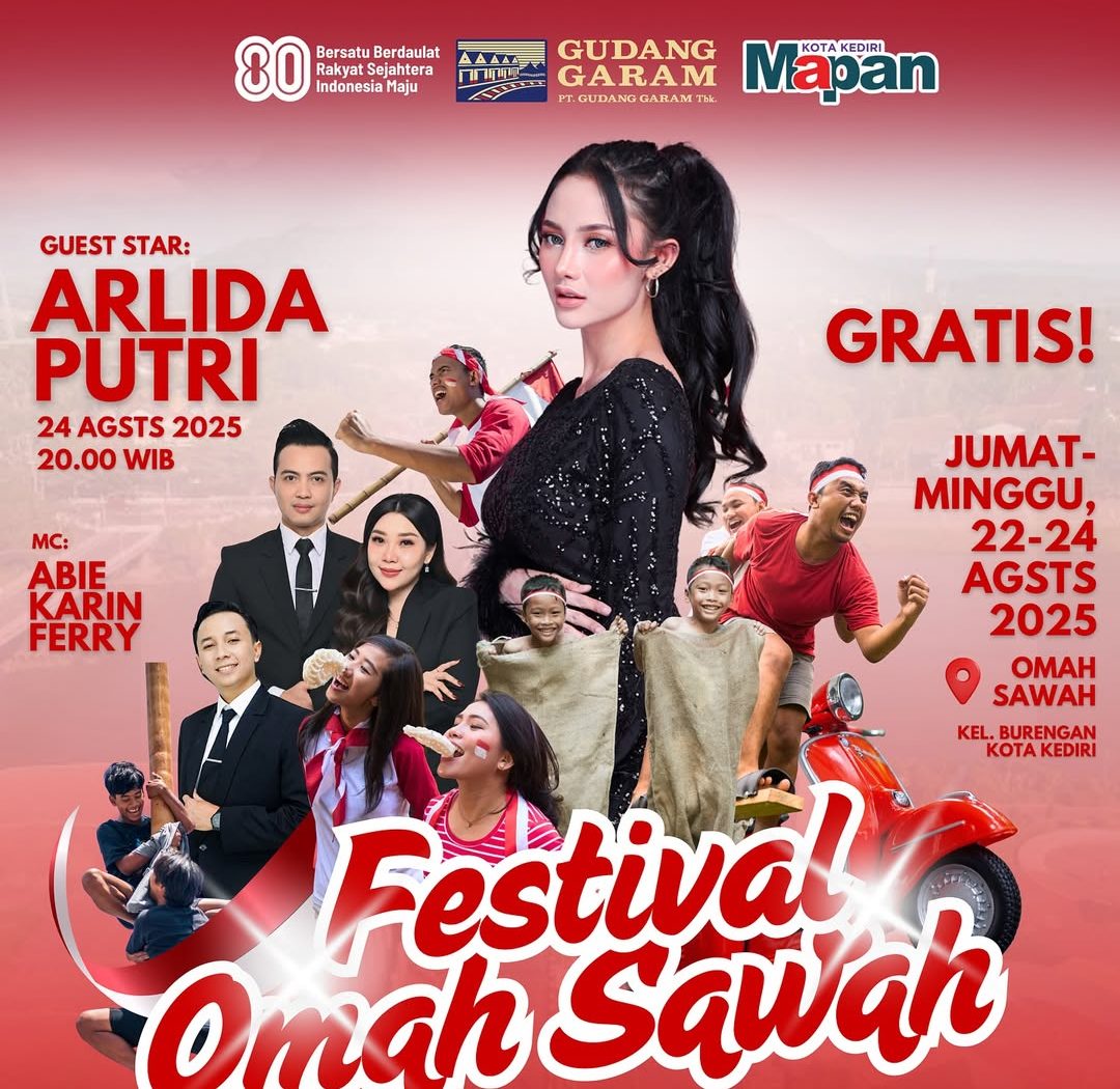 Daftar Lomba Agustusan di Festival Omah Sawah Kediri, Terbuka untuk Umum dan Gratis!