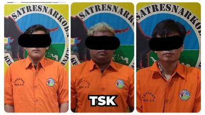 Polres Nganjuk Tangkap Tiga Pengedar, Ribuan Pil Okerbaya Diamankan
