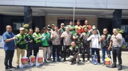Ratusan Ojol Serbu Polres Tulungagung untuk Cek Kesehatan Gratis, Pulang Bawa Sembako