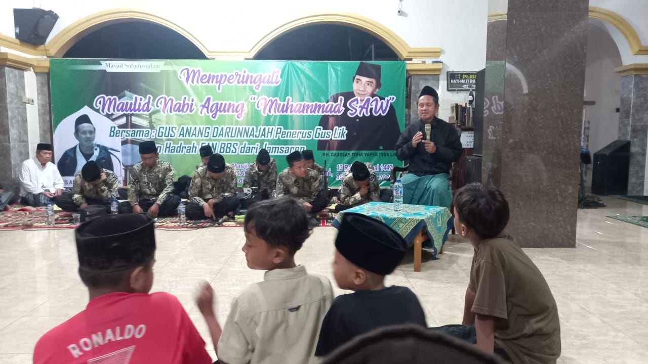 Maulid Nabi 1447 H di Masjid Subulussalam Kediri, Jadi Momentum Perkuat Persaudaraan