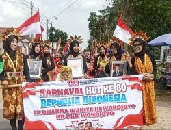 Karnaval Jadi Puncak Perayaan HUT RI ke-80 di Desa Wonojoyo, Ini Infonya
