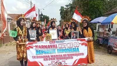 Karnaval Jadi Puncak Perayaan HUT RI ke-80 di Desa Wonojoyo, Ini Infonya