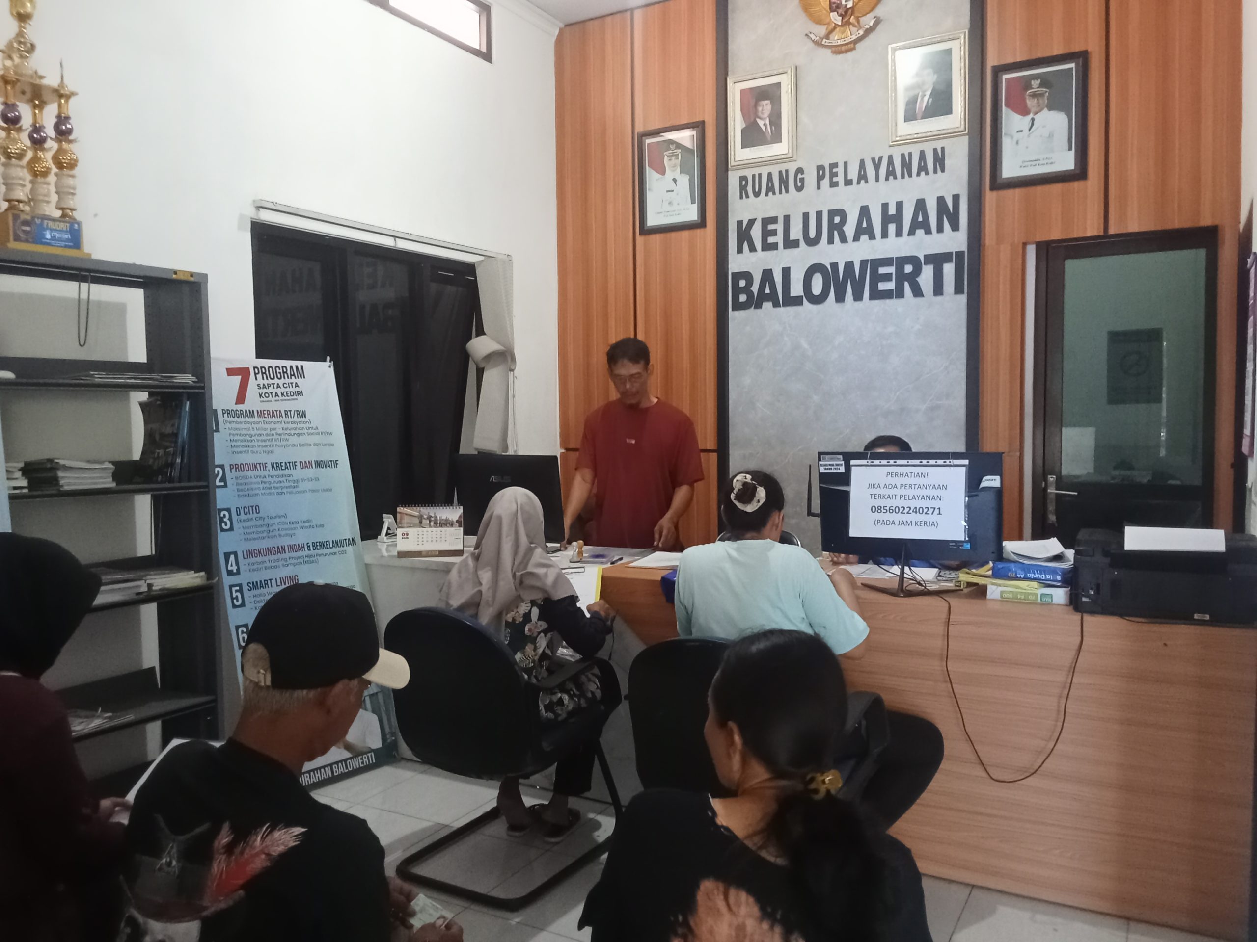Layanan Kelurahan Baluwerti Semakin Lengkap, Warga Rasakan Kemudahan