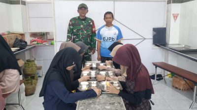 Santri Ponpes Al-Hasun Kota Kediri Nikmati Program Makan Bergizi Gratis