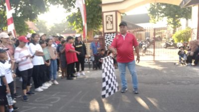 Jalan Sehat HUT RI ke-80 di Wonojoyo, Bukti Eratnya Kebersamaan Warga Desa